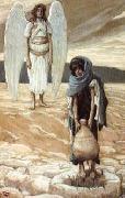 James Tissot, Hagar and the Angel in the Desert